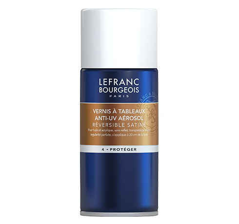 Lefranc Bourgeois - anti UV picture varnish aerosol satin