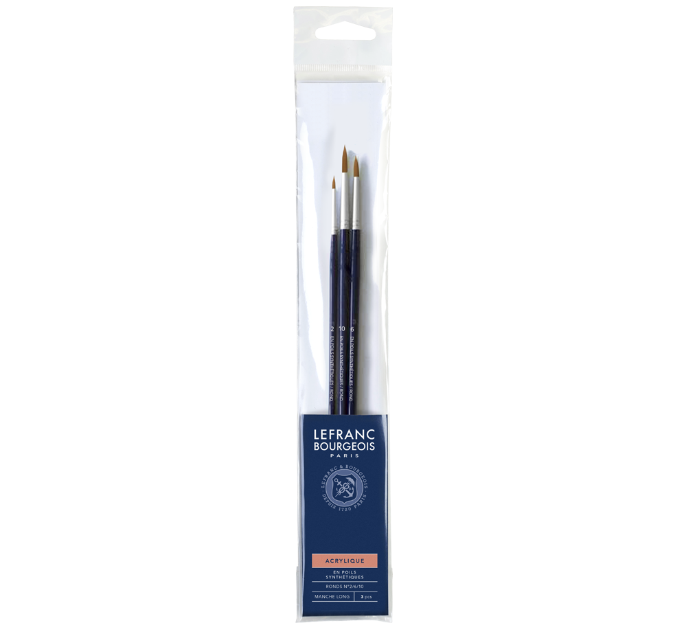 Acrylic Brush Set - Round Brushes Lefranc Bourgeois