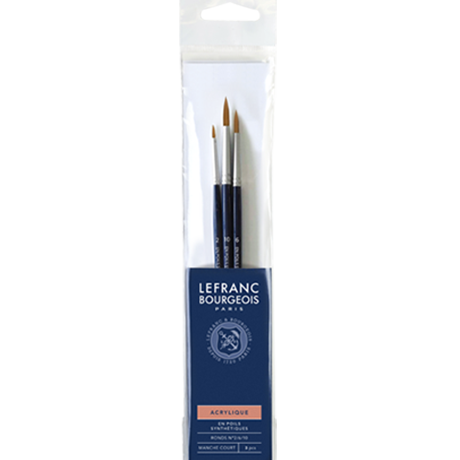 Acrylic Brush Set - Round Brushes Lefranc Bourgeois
